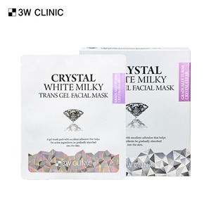 Mascarilla Facial Blanqueadora 3W Clinic 30g, Gel Transparente Blanco Cristalino, Paquete de 5 Unidades - Product Image 1