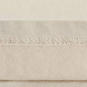 Camisetas OEM de calidad premium de color beige liso para hombre logotipo personalizado 100% tela de algodón cuello redondo Camiseta holgada para Unisex - Product Image 4