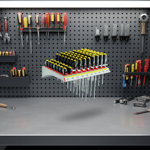 Étagère Usag de 100 pièces avec tournevis Phillips, support de rangement et de présentation d'outils - Product Image 3