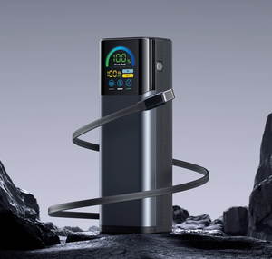 2025 xách tay máy tính xách tay 140 Wát ngân hàng điện 27000mAh PD sạc nhanh sạc điện thoại với với khả năng mở rộng cáp dữ liệu - Product Image 2