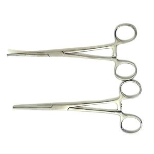 คีมหนีบห้ามเลือดสเตนเลสแบบตรงโค้งงอเครื่องมือผ่าตัดสำหรับเครื่องมือผ่าตัดห้ามเลือด - Product Image 4