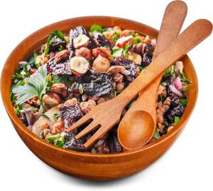 Eco-Friendly Classic Polished Wooden <b>Bowl</b> for Home & Hotel Tabletop Decor and Dining Use Salad and Fruits Serving - Product Image 4