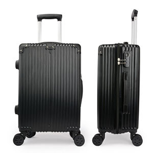 <span class=keywords><strong>Valigia</strong></span> <span class=keywords><strong>Nera</strong></span> Opaca <span class=keywords><strong>Media</strong></span> con Etichetta Privata all'Ingrosso, Bagaglio a Mano con Ruote e Angoli Rinforzati Antiurto - Product Image 4