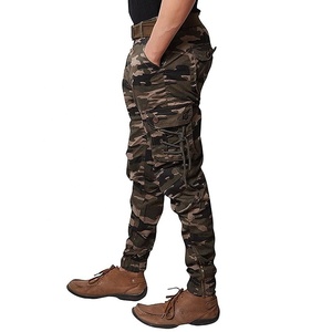 Men's Cotton Material Cargo Pants Closure Made Pakistan New Hot All-Over Camo Print Jogging Cargo Pants High <b>Waist</b> - Product Image 3
