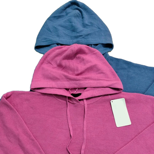 Pull à capuche pour femmes vente en gros stock lot produit du Bangladesh saison d'hiver pull à capuche à fermeture éclair pour dames - Product Image 1