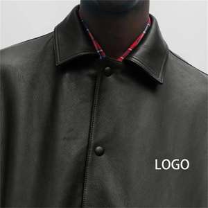 Blouson aviateur décontracté pour hommes avec fermeture à glissière sur le devant et option de logo personnalisé vêtements d'extérieur à la mode streetwear en plusieurs couleurs - Product Image 3