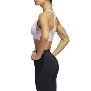 Sujetador Deportivo Transpirable de Alta Sujeción para Mujer, con Logotipo Frontal, Ecológico, de Spandex/Poliéster, Colores Personalizados - Servicio OEM - Product Image 3