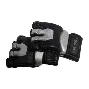 Women's Leather MMA <b>Gloves</b> for Gym Workout Weight <b>Lifting</b> <b>Gloves</b> - Product Image 1