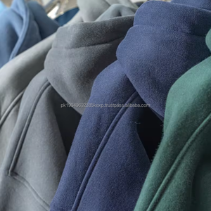 Sweat-shirts en molleton à col rond pour hommes de haute qualité OEM, couleur personnalisée, uni, teint en fil, en polyester et coton pour une utilisation hivernale - Product Image 3