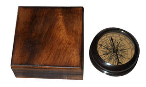 Boussole en laiton Antique de haute qualité Navigation extérieure professionnelle survie étanche Direction Portable article de vente chaud pour - Product Image 3