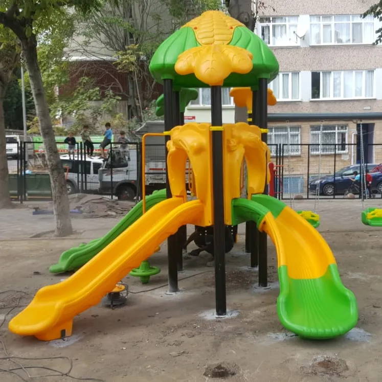 Penjualan Terbaik! Taman Bermain Luar Ruangan Anak-anak, Ramah Lingkungan Terbuat dari Taman Hiburan Plastik Kuat Berat Dibuat Di Turki untuk Penggunaan Luar Ruangan