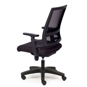 Hom1085-03 Ergonomic Office Swivel Chair with <b>Mesh</b> Back <b>Plastic</b> Legs - Product Image 2