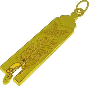 Collier de Chevalier Maçonnique Plaqué Or Bleu, Bijou d'Officier de Loge, 2.75\" x 2.50\", Chevalier Junior 2.75\", Chevalier Vénérable - Product Image 5