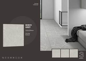 เครื่องเคลือบดินเผาแกะสลัก1200x1200หรูหรา | กระเบื้องเซรามิกเคลือบเงาขัดเงา | คอลเลกชันพื้นผนังรูปแบบขนาดใหญ่ระดับพรีเมี่ยม - Product Image 4