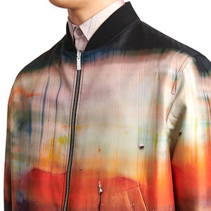 Customizable Top Design <b>Men's</b> Slim Fit Bomber Jackets High Quality Spring Autumn <b>Flight</b> Coats with Stand Hood Winter Features - Product Image 6