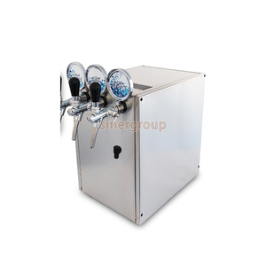 Enfriador de mostrador Polar de 3 vías de acero inoxidable para agua fría + temperatura ambiente + agua fría con gas, 50 l/h. Enfriamiento por banco de hielo - Product Image 4