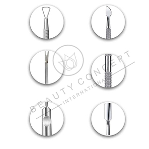Outil professionnel pour cuticules, pousse-cuticules et nettoyeur double face pour un soin détaillé et une préparation de surface lisse - Product Image 3