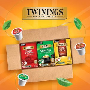 Twinings 36 dosettes K-Cup, assortiment varié, comprenant English Breakfast, Earl Grey et Green, 12 unités (lot de 3) - Product Image 2