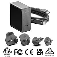 Chargeur GaN USB-C PD 3.1 adaptateur de charge rapide 140W EPR 28V/5A sortie EU UK US AU prises ca pour MacBook Pro Dell XPS pour Samsung