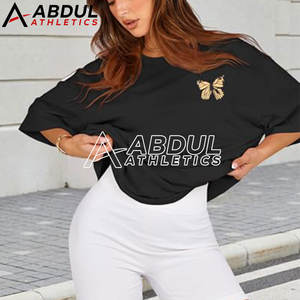 Camiseta Holgada Informal para Mujer, Top de Algodón de Corte Holgado, Ropa de Calle Cómoda para Verano, Camiseta Holgada para Mujer - Product Image 2