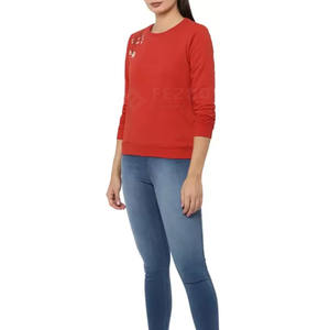 Diseño personalizado Venta en línea Mujeres Sudaderas Venta directa de fábrica Transpirable Mujeres Sudaderas - Product Image 6