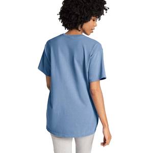 T-shirt graphique à logo personnalisable coupe ample en coton lourd à manches courtes col rond motif imprimé d'été taille XL - Product Image 5