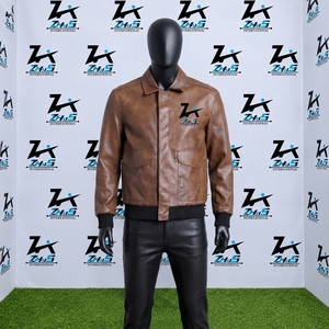Chaqueta de Cuero de Vaca de Alta Gama, Estilo Moderno, Resistente al Viento y al Agua, Colores Personalizados, Mejor Precio, Chaqueta de Cuero para Hombre - Product Image 1