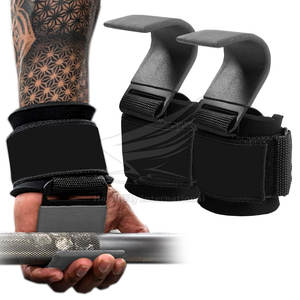 Ganchos de Neopreno para Levantamiento de Pesas Hechos a Medida - Protección Profesional, Ligeros y Ajustables, Venta al por Mayor y en Línea - Product Image 2