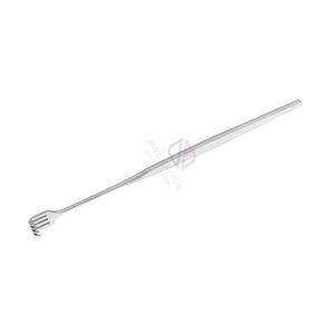 Retractor de Acero Inoxidable para Cirugía Plástica, 4 Puntas, Curva Pequeña, 5 mm de Profundidad, Estéril, Reutilizable, Manual, Alta Calidad, Certificado CE - Product Image 5