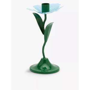 Support de bougie en fer floral en gros, support de bougie en métal coloré pour la décoration de table d'événements de fête, articles de décoration pour bougies - Product Image 2