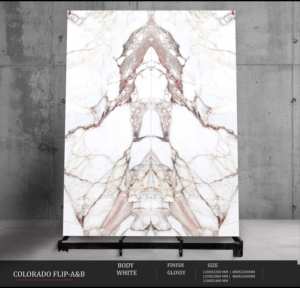 Dalles en porcelaine brillante 1200x3200mm, finition ultra-luxe pour murs de signature et espaces intérieurs haut de gamme - Product Image 4