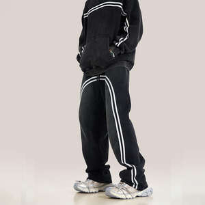 ชุดวอร์มพิมพ์ลายสกรีนและฟอกสี คุณภาพพรีเมียม ผ้าฝ้ายฟลีซ 100% สำหรับผู้ชาย น้ำหนักเบา สไตล์สตรีทแวร์ - Product Image 4