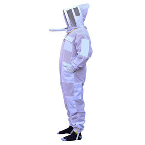 Benefit Bee, venta al por mayor, ropa de apicultura de algodón, trajes para apicultor, trajes ventilados de apicultura de buena calidad para Unisex - Product Image 3