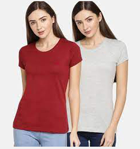 T-shirts pour femmes, nouveau design, mode, haute qualité, soie/coton, coupe ajustée, anti-rides, col mandarin, produits d'exportation Bangladesh - Product Image 5