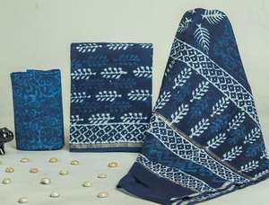 Cotton Combed Woven Brocade Fabric <b>Set</b> <b>for</b> <b>Women</b> Soft Breathable Eco-Friendly Animal Print Dress Material <b>for</b> Kurtis Salwar - Product Image 4