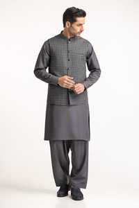 Nueva llegada de tamaño personalizado vestido paquistaní hombres Shalwar Kameez hombres ropa de manga larga Shalwar Kameez traje disponible para la venta - Product Image 2