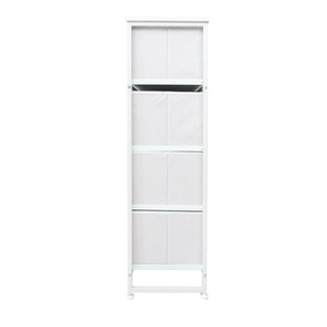 Commode Hua Cheng à 9 tiroirs en tissu, MDF et acier inoxydable, meuble de rangement moderne autoportant pour chambre à coucher - Product Image 6