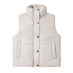Chaleco acolchado sin mangas acolchado Unisex de alta calidad 2024, nueva chaqueta de burbuja de invierno personalizada para hombres y mujeres - Product Image 4