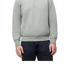 Haut à demi-fermeture éclair pour hommes unisexe 100% coton pour l'hiver Design personnalisé sweats à capuche colorés et solides 2025 - Product Image 3