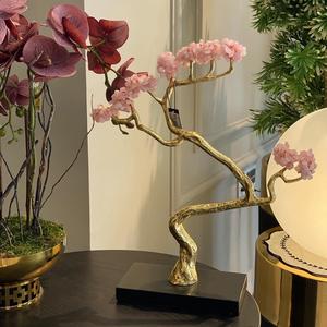 Sculpture de cheval antique en or plaqué brillant, faite à la main, sur base en aluminium, pièce maîtresse de table, décoration d'intérieur sur mesure - Product Image 4