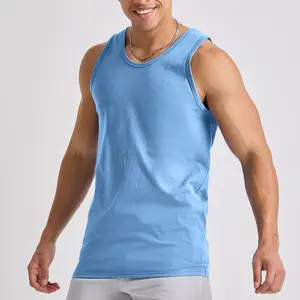 New Arrival Men Sleeveless Sport Tank Tops For Bodybuilding Men's Gym Wear Custom Tank Top Undershirt Fitness Vest For Men