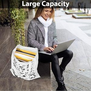 กระเป๋าโท้ทผ้าแคนวาสแบบใช้ซ้ำได้สำหรับแมวตะวันตกของขวัญสำหรับคู่รัก - Product Image 4