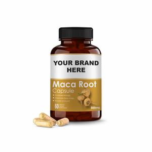 Cápsulas de raíz de Maca a base de Plantas | Mejora la energía y la resistencia | Bueno para hombres y mujeres | Cápsulas vegetarianas (60,90,120 Cápsulas) - Product Image 1