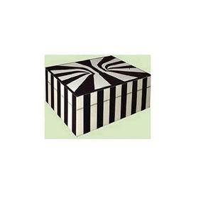 Caja de resina con incrustaciones de hueso artesanal Caja de resina con incrustaciones de hueso hecha a mano Caja de baratija de resina con incrustaciones de hueso de F S International - Product Image 5