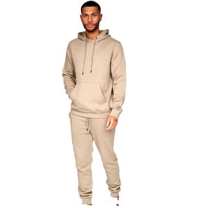 Survêtement en polaire baggy épais 100% coton personnalisé taille XXL Pantalon de survêtement à capuche pour hommes Ensembles de survêtement Fabricant de survêtements d'hiver - Product Image 5