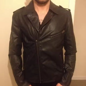 Veste en cuir légère pour homme sur mesure, respirante, décontractée, chaude pour l'hiver, confortable, vente en gros OEM de vestes en cuir - Product Image 2