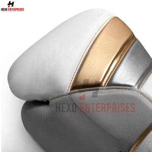 ถุงมือชกมวยหนังแท้สำหรับมืออาชีพถุงมือฝึกเตะหนังแท้100% ออกแบบได้ตามต้องการ - Product Image 5