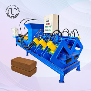 Automatic Industrial Hydraulic Coco Peat Briquette <b>Press</b> <b>Machine</b> High Density High PLC Core Components for Horticulture - Product Image 1
