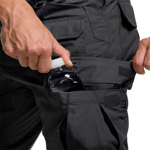 Ropa de trabajo informal Pantalones cargo Algodón Multi-Bolsillos Ropa de trabajo con tejido de punto lavado Top corto Temporada de invierno - Product Image 6