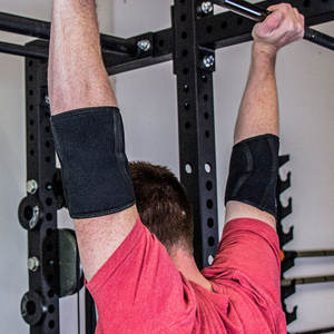 Venta al por mayor, equipo de levantamiento de pesas profesional personalizado, Mangas de codo de neopreno transpirable, bolsa de transporte de cuero para levantamiento - Product Image 3